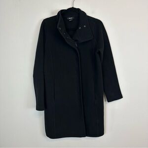 DKNY | Black Zip Front Jacket Cotton Blend Material Size Small